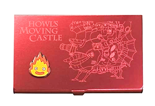 Studio Ghibli Howl’s Moving Castle Metal Business Card Holder Calcifer Japan
