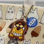 Studio Ghibli My Neighbor Totoro Catbus Embroidery Bag Keychain Made in Japan