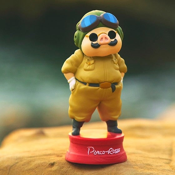 Studio Ghibli GBL Porco Rosso Bobblehead Mini Figure Collectable Japan