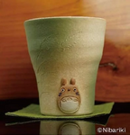 Studio Ghibli Totoro Shigaraki Ware Handmade Free Cup Japan Pottery Mug Movic