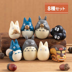 Studio Ghibli My Neighbor Totoro Finger Puppet Set – Complete 8 Figures