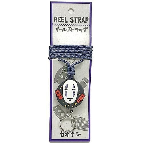 Studio Ghibli Reel Strap Lanyard – Laputa Flying Stone / No-Face ID Key Holder