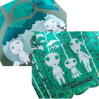 Studio Ghibli Face Towel 34x80cm (Kodama / Kiki / Spirited Away / Porco)