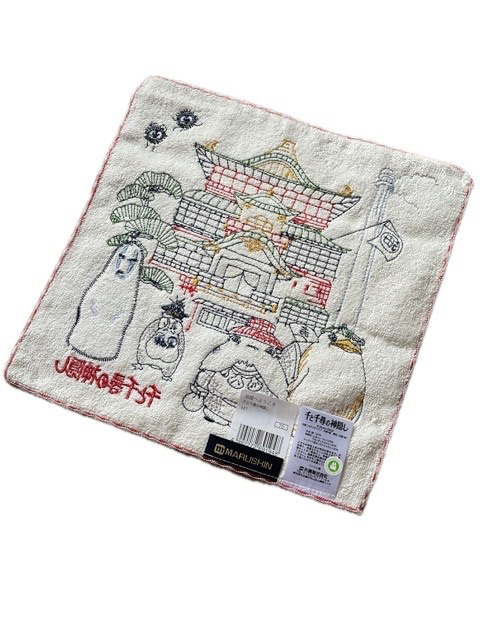 Studio Ghibli Mini Towel 25x25cm 100% Cotton Totoro Laputa & More Japan