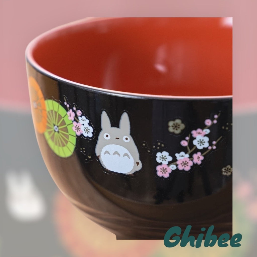Studio Ghibli My Neighbor Totoro Japanese Soup Bowl – Umbrella Design (N2)
