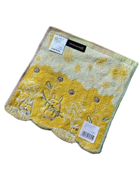 Studio Ghibli Mini Towel 25x25cm 100% Cotton Totoro Laputa & More Japan