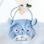 Studio Ghibli My Neighbor Totoro Chirimen Drawstring Pouch Medium Totoro