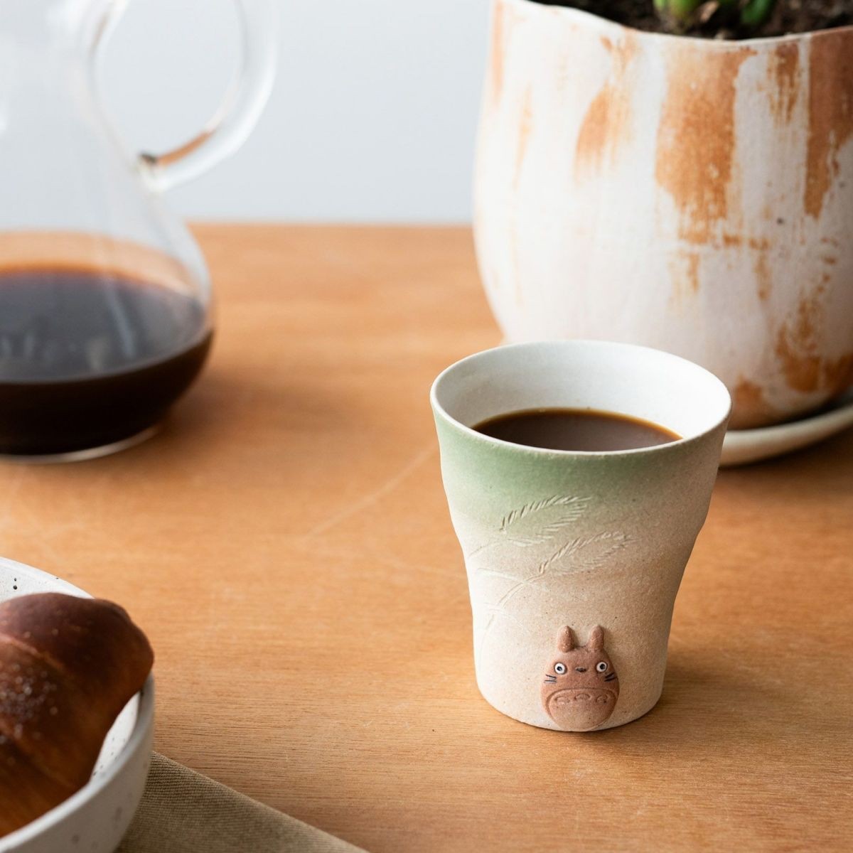 Studio Ghibli Totoro Shigaraki Ware Handmade Free Cup Japan Pottery Mug Movic