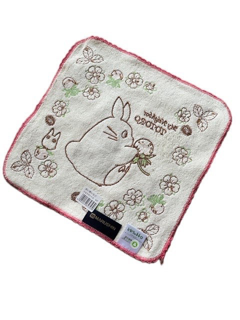 Studio Ghibli Mini Towel 25x25cm 100% Cotton Totoro Laputa & More Japan