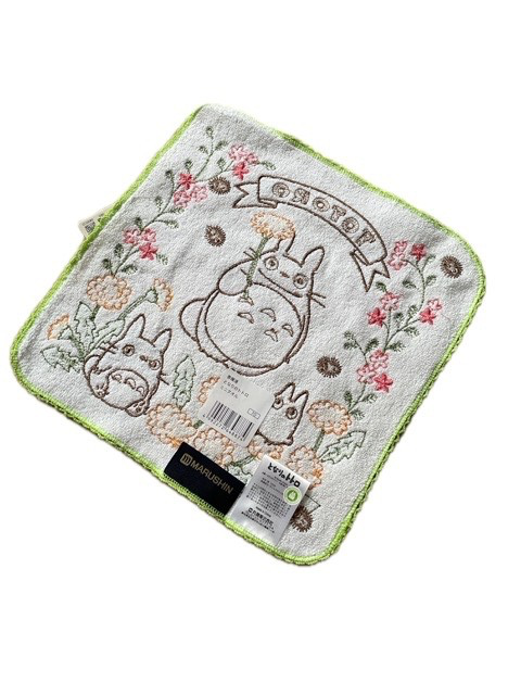 Studio Ghibli Mini Towel 25x25cm 100% Cotton Totoro Laputa & More Japan
