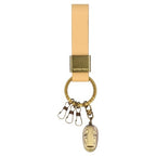 Studio Ghibli Genuine Leather Keyring Collection Totoro Jiji No-Face Porco Rosso