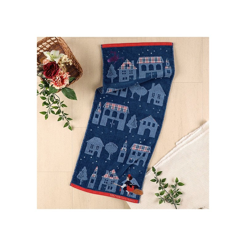 Studio Ghibli Face Towel 34x80cm (Kodama / Kiki / Spirited Away / Porco)