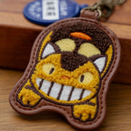 Studio Ghibli My Neighbor Totoro Catbus Embroidery Bag Keychain Made in Japan