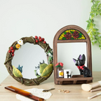 Studio Ghibli Kiki’s Delivery Service Jiji Mirror Daydreaming by the Window