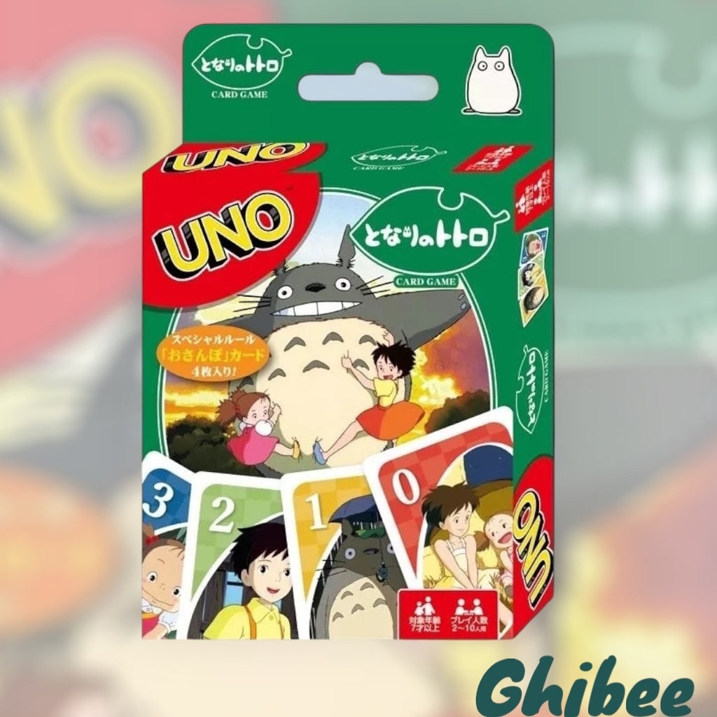Studio Ghibli My Neighbour Totoro UNO Card Game Special Edition Gift Toy