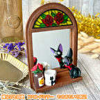 Studio Ghibli Kiki’s Delivery Service Jiji Mirror Daydreaming by the Window