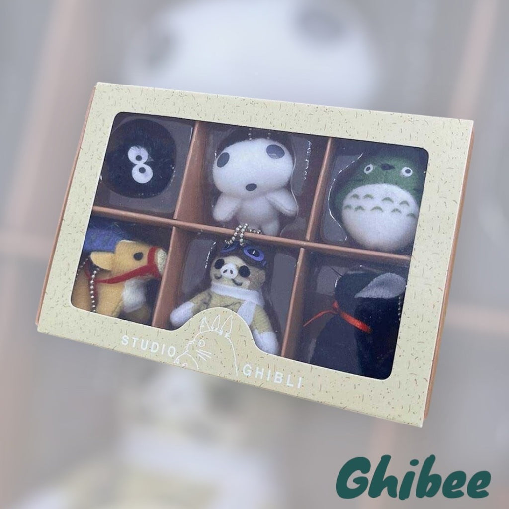 Studio Ghibli Collection Keychain Mascot Set of 6 - San-Airo Japan