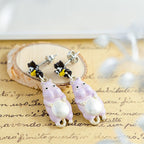 Studio Ghibli Spirited Away Boh Mouse & Yu-Bird Earrings Donguri Closet