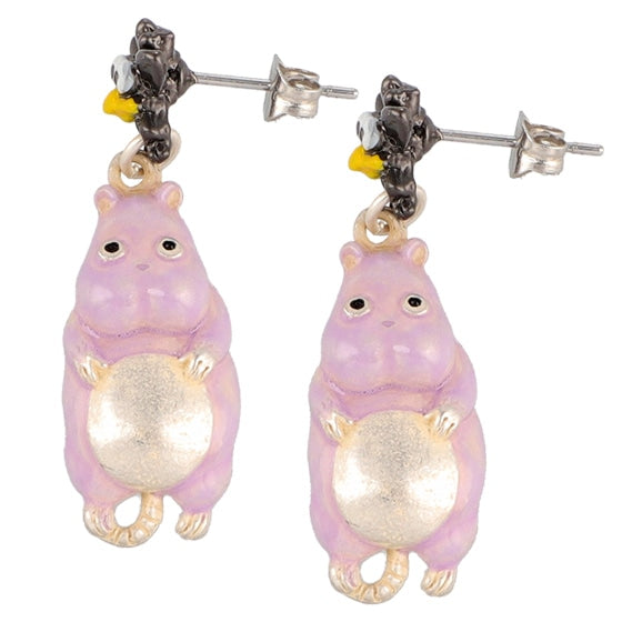Studio Ghibli Spirited Away Boh Mouse & Yu-Bird Earrings Donguri Closet