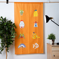 Studio Ghibli Spirited Away Japanese Noren Door Curtain – Auspicious Yellow 85 × 150cm