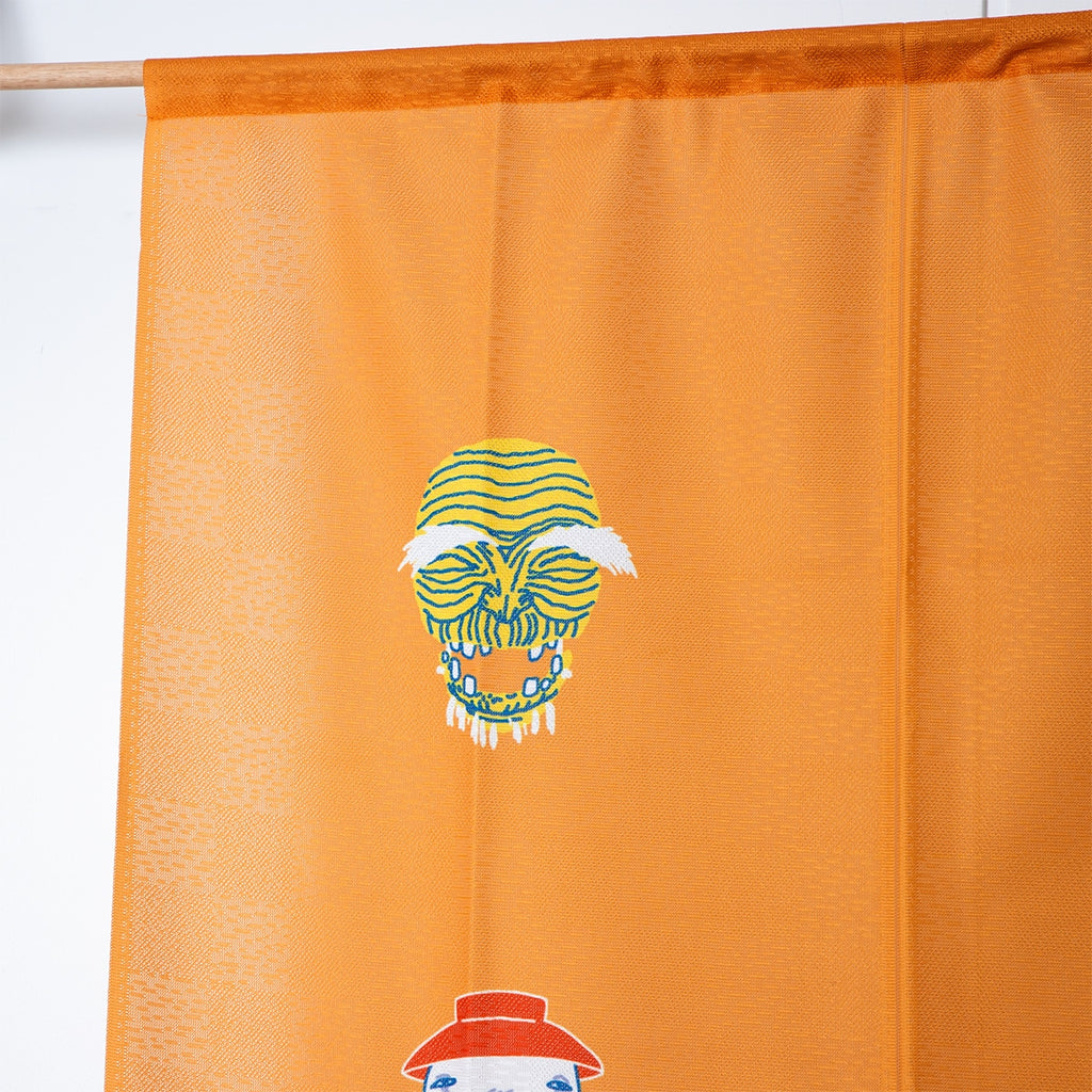 Studio Ghibli Spirited Away Japanese Noren Door Curtain – Auspicious Yellow 85 × 150cm