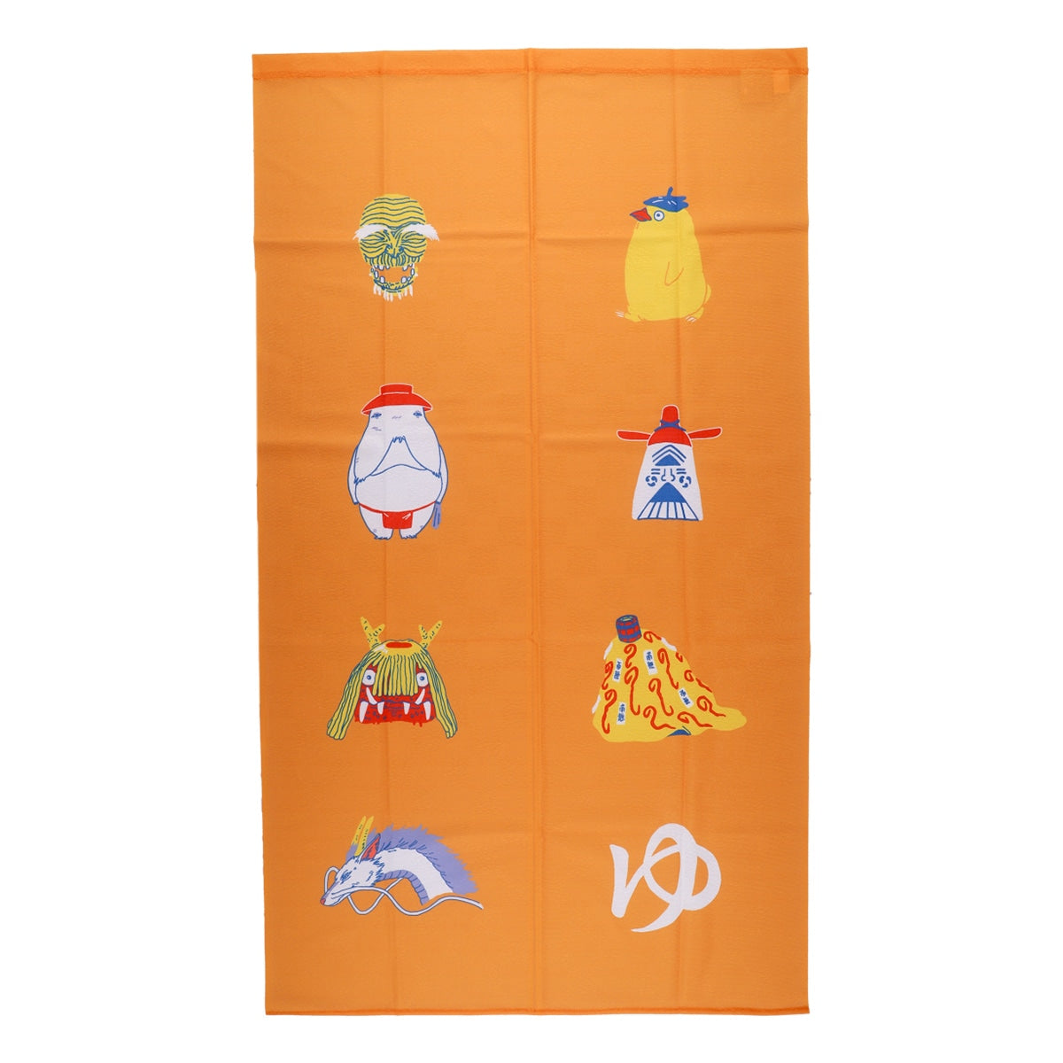 Studio Ghibli Spirited Away Japanese Noren Door Curtain – Auspicious Yellow 85 × 150cm