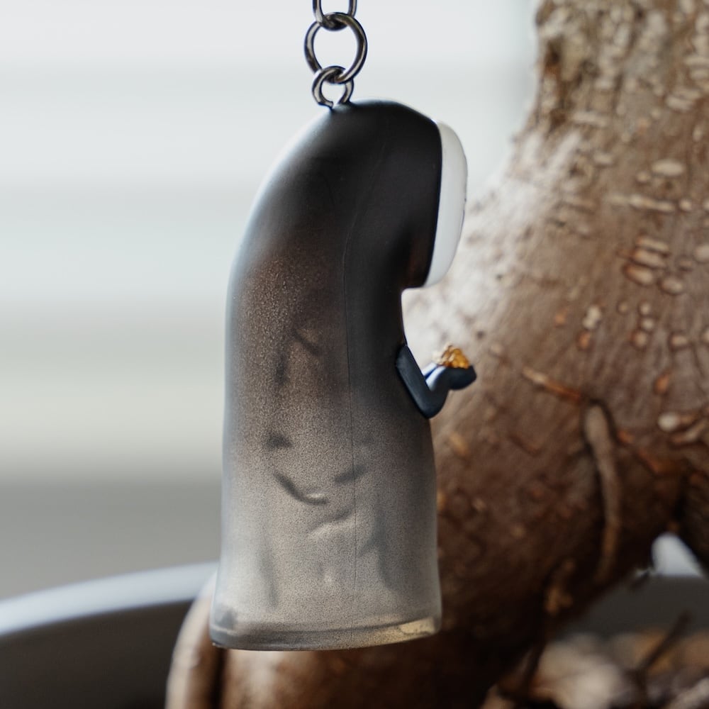 Studio Ghibli Spirited Away No-Face Gold Nugget 3D Keyring