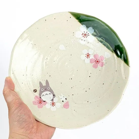 Studio Ghibli My Neighbor Totoro Sakura Deep Plate 21.3cm – Mino Ware Made in Japan