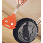 Studio Ghibli Howl’s Moving Castle Calcifer Frying Pan & Spatula Kitchen Set