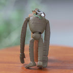 Studio Ghibli Castle in the Sky Garden Robot Soldier & Fox Squirrel Moving 3D Keyring