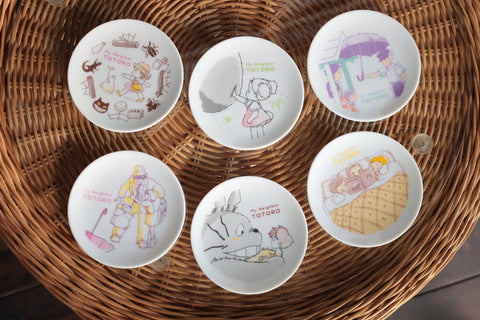 Studio Ghibli My Neighbour Totoro Story Collection Small Plates Complete Set of 6 – 2023 Japan Exclusive