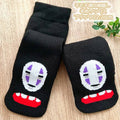 Studio Ghibli Spirited Away No-Face Blanket Socks Black 22–26cm