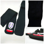 Studio Ghibli Spirited Away No-Face Blanket Socks Black 22–26cm