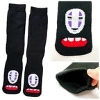 Studio Ghibli Spirited Away No-Face Blanket Socks Black 22–26cm