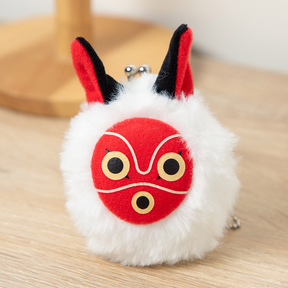 Studio Ghibli Princess Mononoke San Mask Mini Clasp Coin Purse keychain