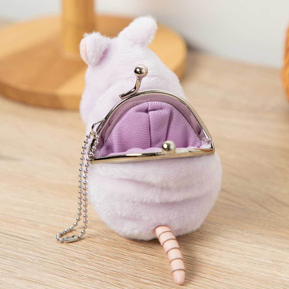 Studio Ghibli Spirited Away Boh Mouse Mini Clasp Coin Purse Keychain