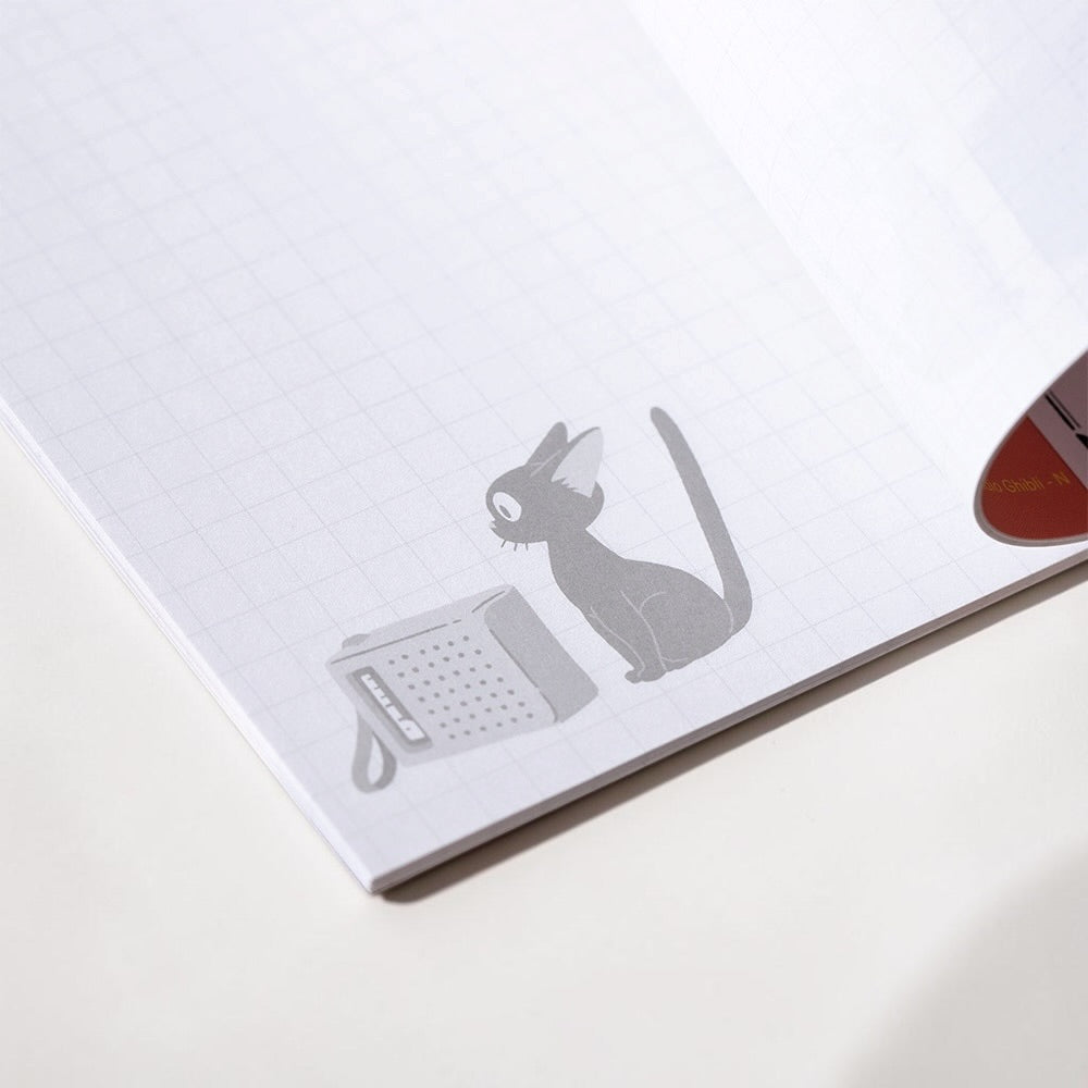Studio Ghibli Kiki’s Delivery Service Jiji Graphic B6 Grid Notebook
