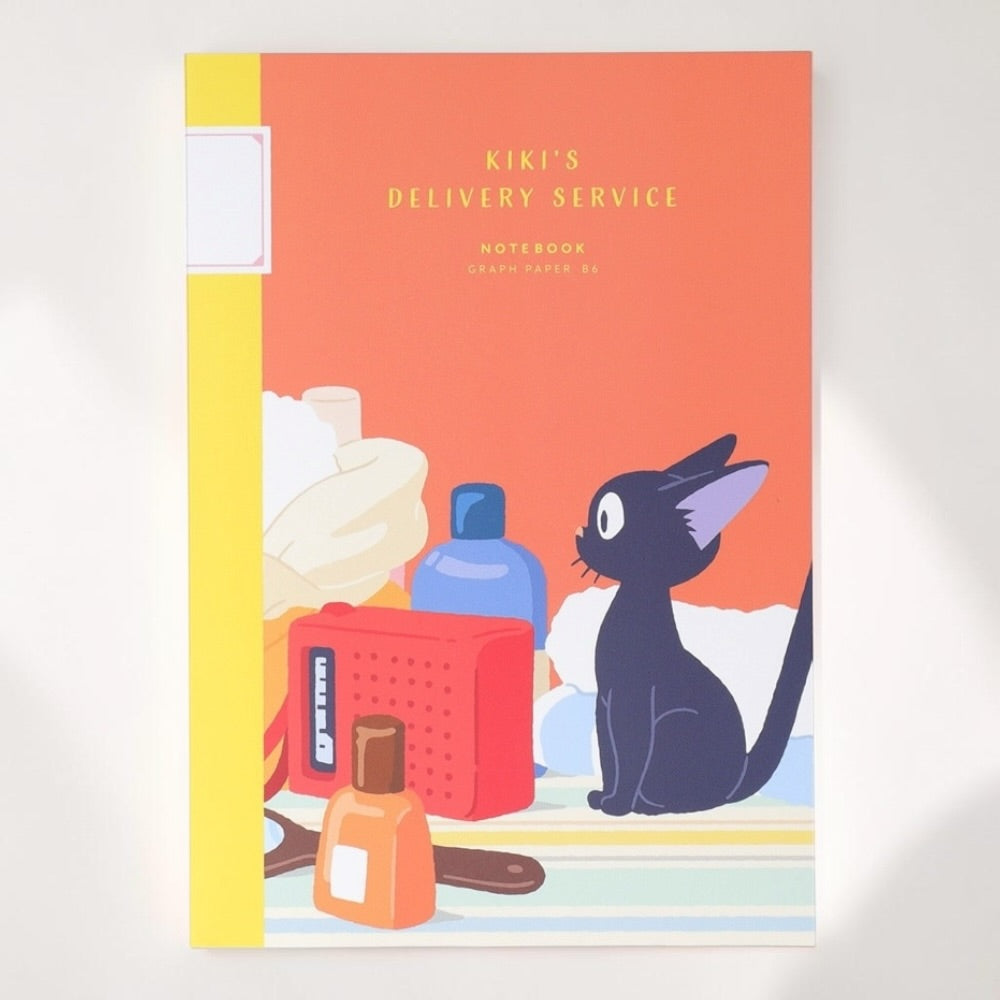 Studio Ghibli Kiki’s Delivery Service Jiji Graphic B6 Grid Notebook