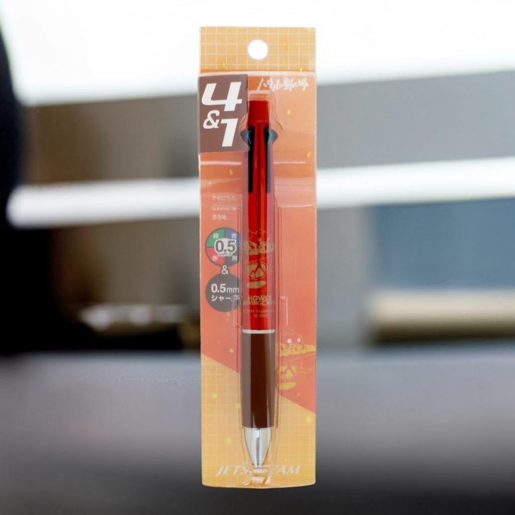 Studio Ghibli Howl’s Moving Castle Calcifer Jetstream 4&1 Multi-Function Pen