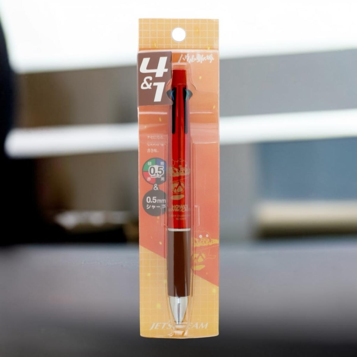 Studio Ghibli Howl’s Moving Castle Calcifer Jetstream 4&1 Multi-Function Pen