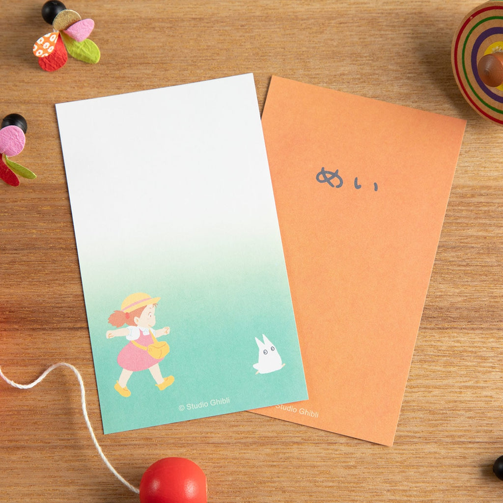 Studio Ghibli My Neighbour Totoro Catbus Mini Gift Envelope Set with Window Official Japan