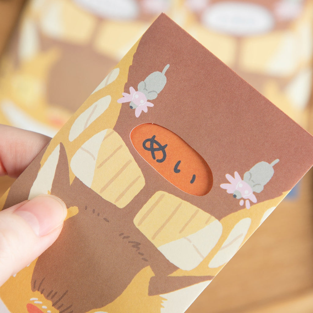 Studio Ghibli My Neighbour Totoro Catbus Mini Gift Envelope Set with Window Official Japan