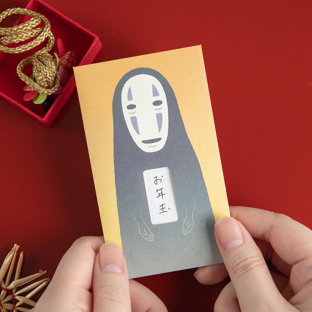 Studio Ghibli Spirited Away No-Face Mini Gift Envelope Set with Window Official Japan