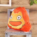 Studio Ghibli Howl's Moving Castle Calcifer Memory Foam Cushion Die-Cut Plush