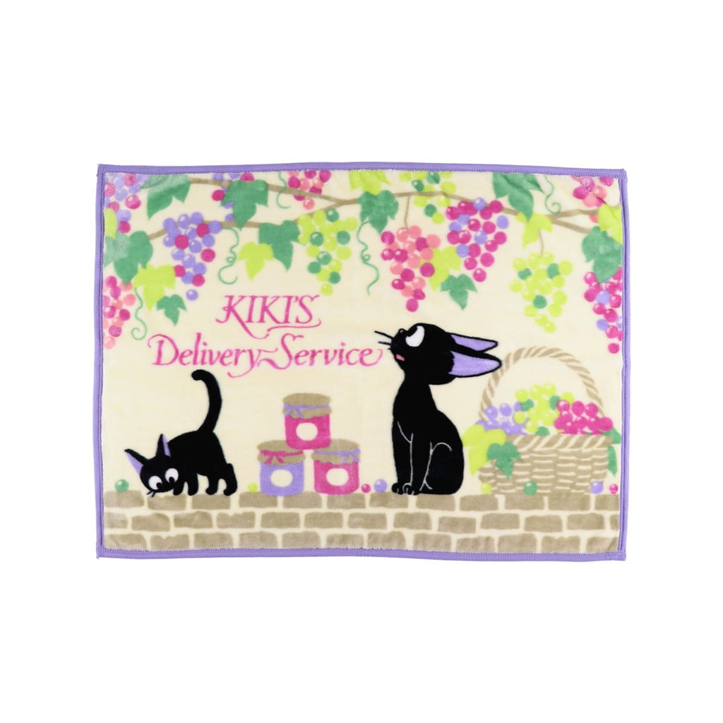 Studio Ghibli Kiki’s Delivery Service Jiji Vineyard Soft Fleece Throw Blanket