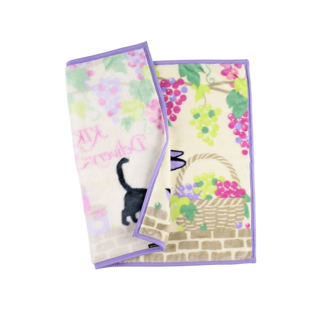 Studio Ghibli Kiki’s Delivery Service Jiji Vineyard Soft Fleece Throw Blanket