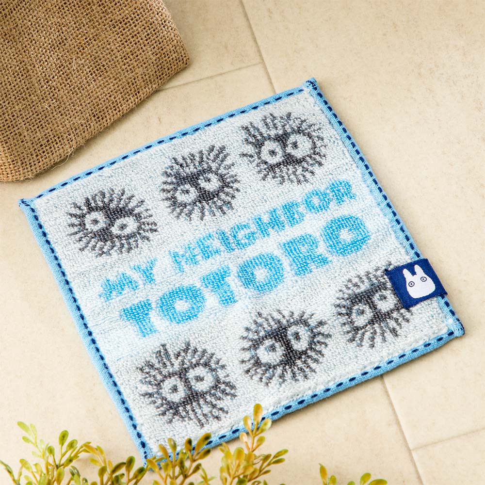 Studio Ghibli My Neighbour Totoro Soot Sprites Mini Hand Towel 15cm Official Marushin