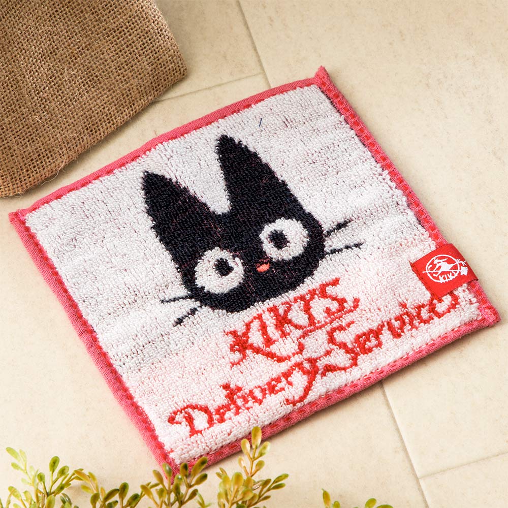 Studio Ghibli Kiki’s Delivery Service Jiji Mini Hand Towel 15cm Official Marushin