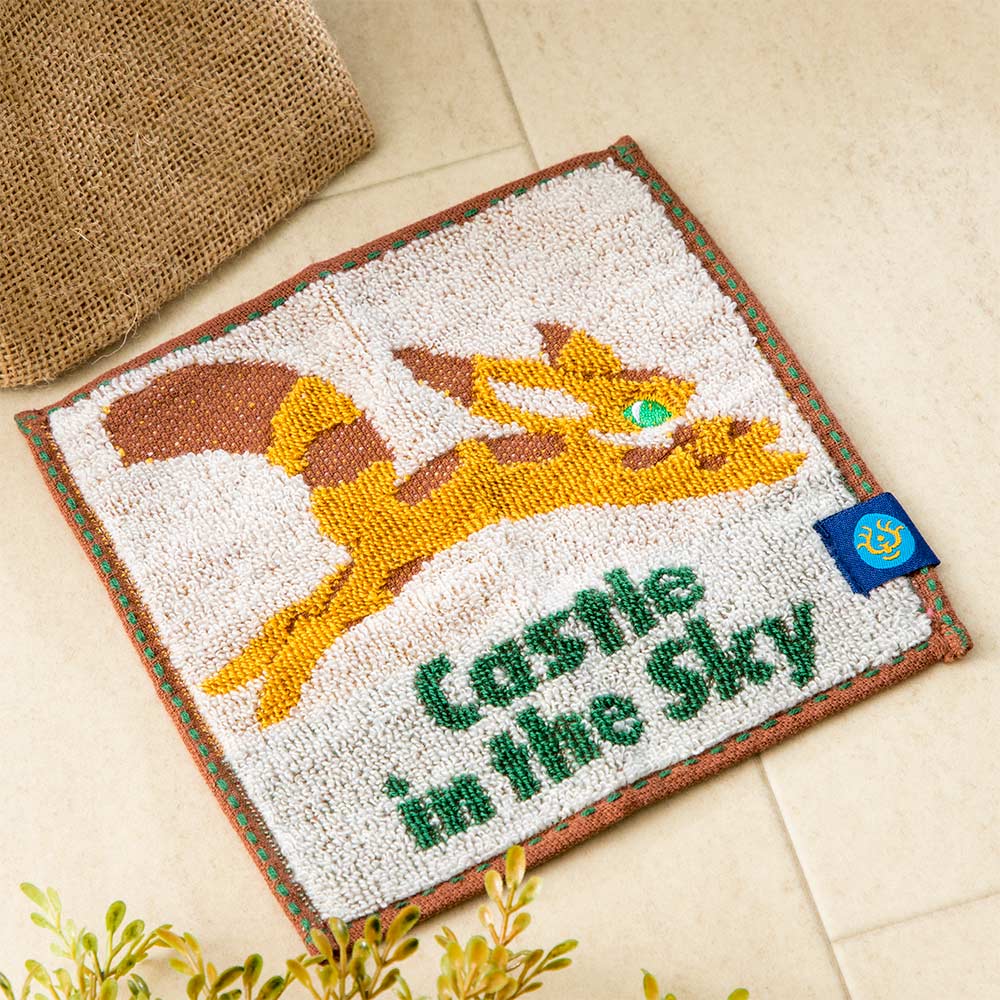 Studio Ghibli Castle in the Sky Fox Squirrel Mini Hand Towel 15cm Official Marushin