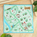 Studio Ghibli My Neighbour Totoro Walking Map Mini Towel